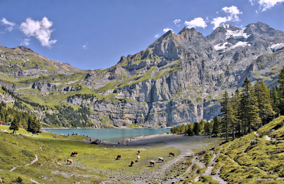 OESCHINENSEE BERNER OBERLAND SWITZERLAND 